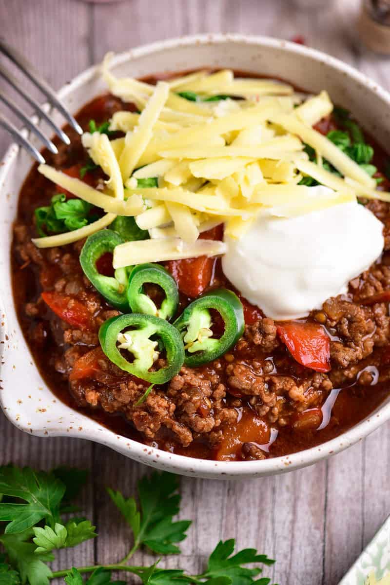My Favorite Low-Carb High-Protein Chili Recipe